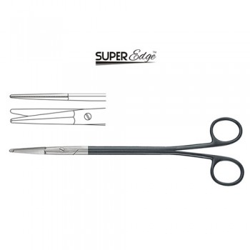Kaye Face-Lift Scissor Curved - Toothed Stainless Steel, 18.5 cm - 7 1/4"